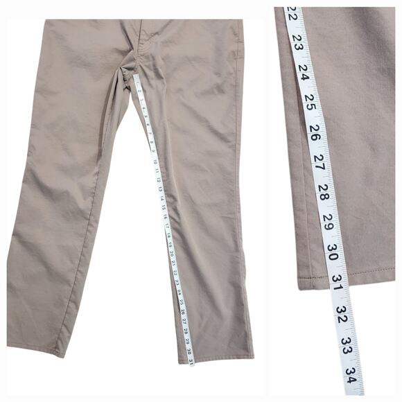 Peter Millar Stretch Chino Performance Golf Pants Khaki 5-pocket EB66 size 40x32 - Picture 8 of 14